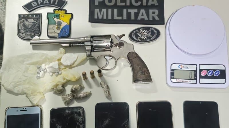 Viaturas da Polícia Militar de Sergipe em operação