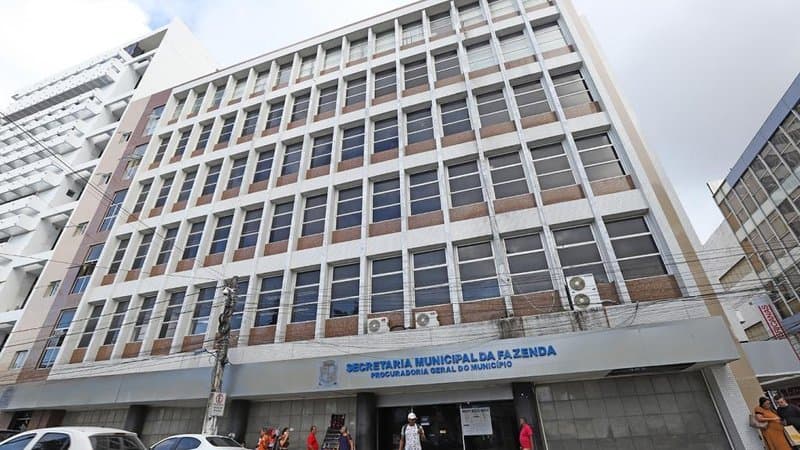 Fachada da Secretaria Municipal da Fazenda de Aracaju (Semfaz)
