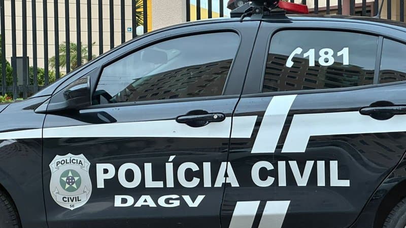 Viatura da Polícia Civil de Sergipe em operação na Grande Aracaju