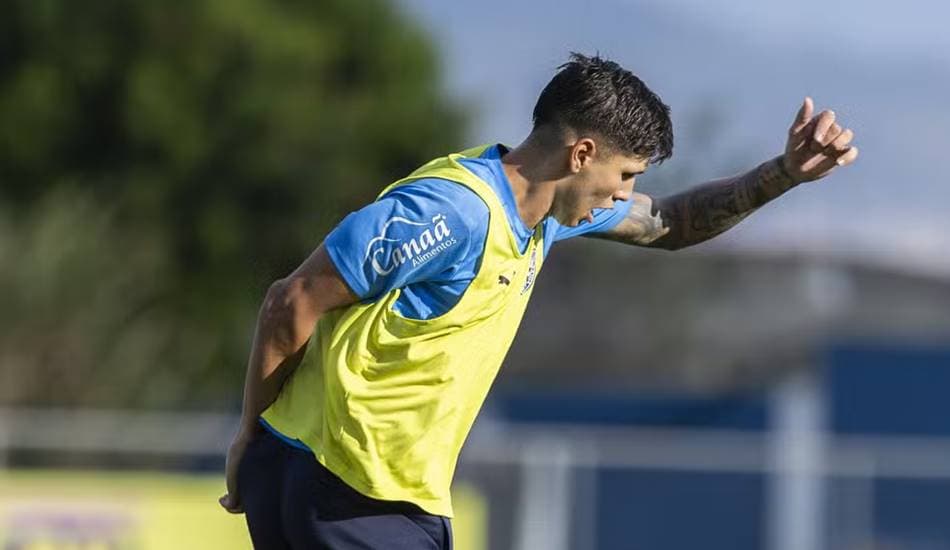Luciano Juba em treino do Bahia no CT Evaristo de Macedo