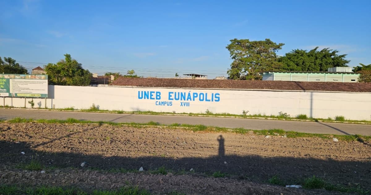Área comum da nova sede do Campus XVIII da Uneb em Eunápolis, Bahia