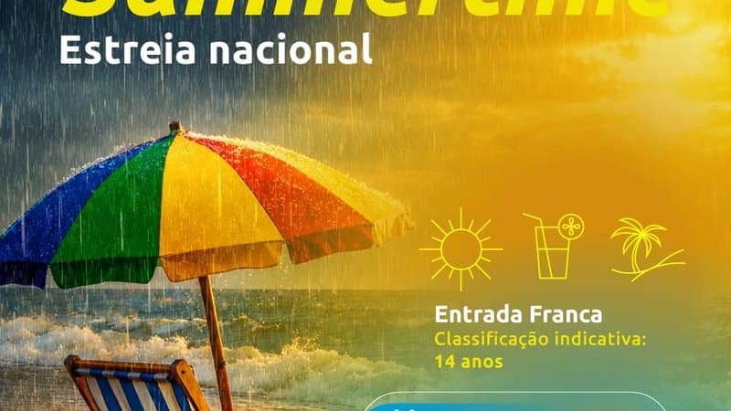Bailarinos da Companhia de Dança da UFS em ensaio para o espetáculo Summertime no Teatro Tobias Barreto, em Aracaju