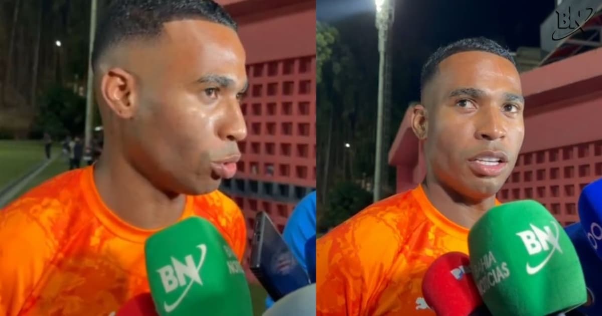 Jean Lucas comemora gol do Bahia sobre o Vitória no clássico Ba-Vi
