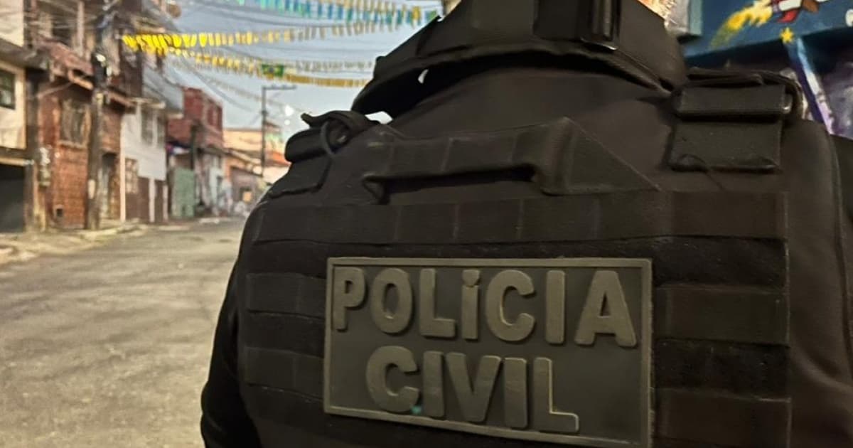 Viatura da Polícia Civil da Bahia em operação de combate à violência doméstica