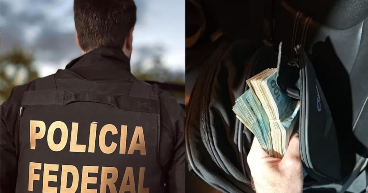 Agentes da Polícia Federal durante cumprimento de mandados da Operação Acesso Negado