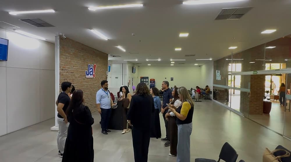 Fachada da Central Já! de Delmiro Gouveia, no Shopping da Vila, onde a Sefaz passou a oferecer atendimento presencial