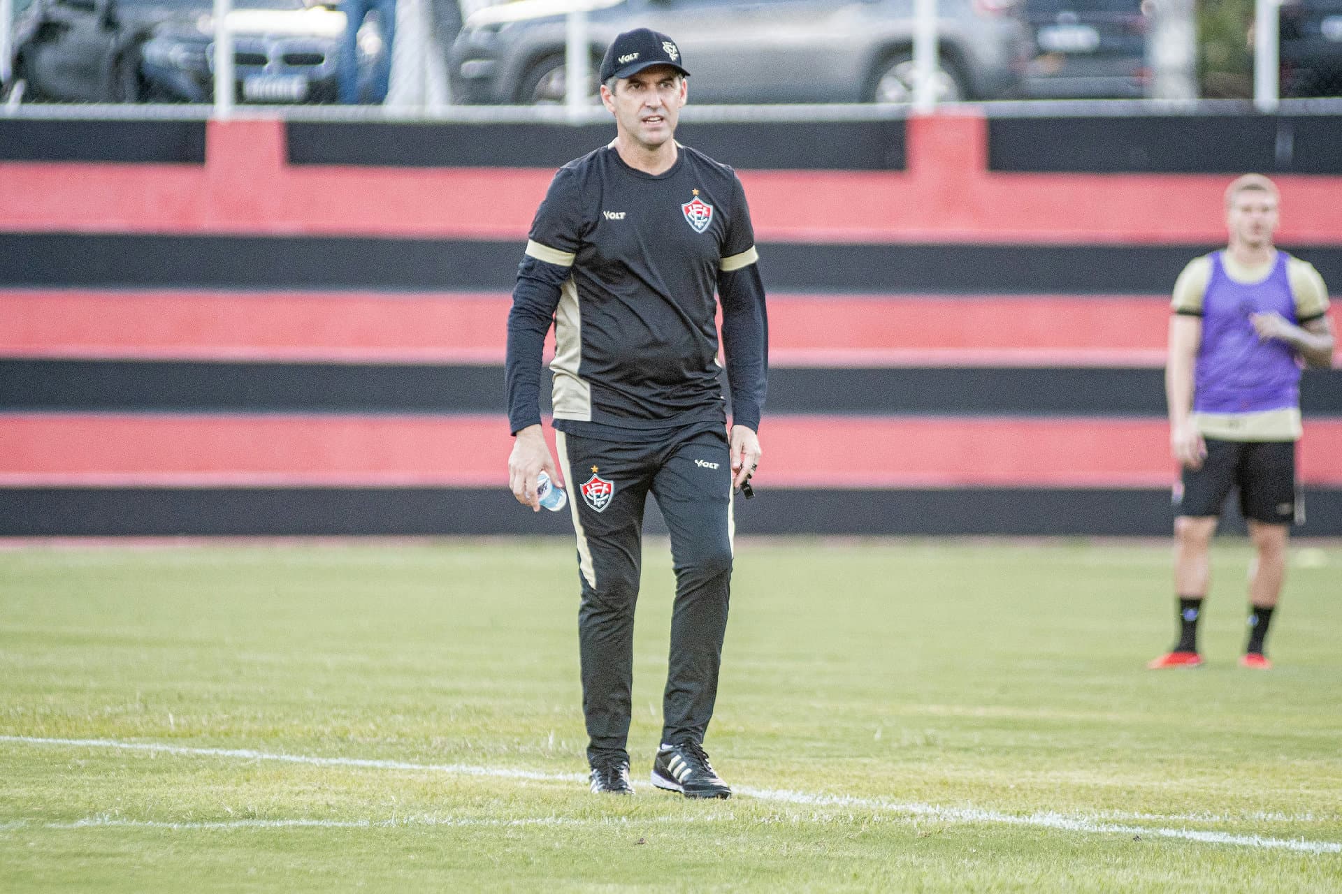 Léo Condé, técnico do Clube do Remo, em entrevista coletiva antes de enfrentar o Vitória no Brasileirão
