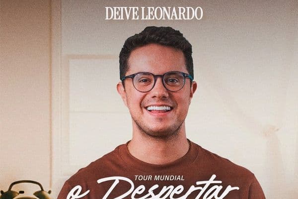 Deive Leonardo durante apresentação da Tour Mundial O Despertar em 2026