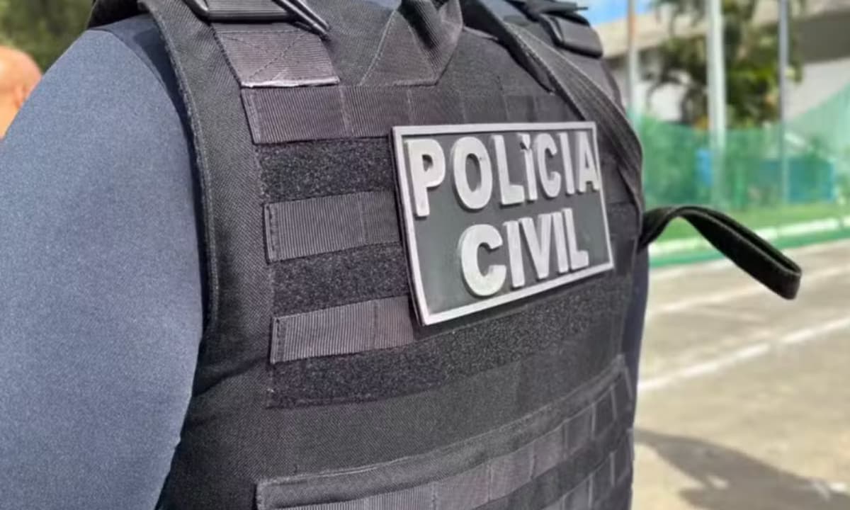 Viatura da Polícia Civil da Bahia em operação na zona rural de Euclides da Cunha