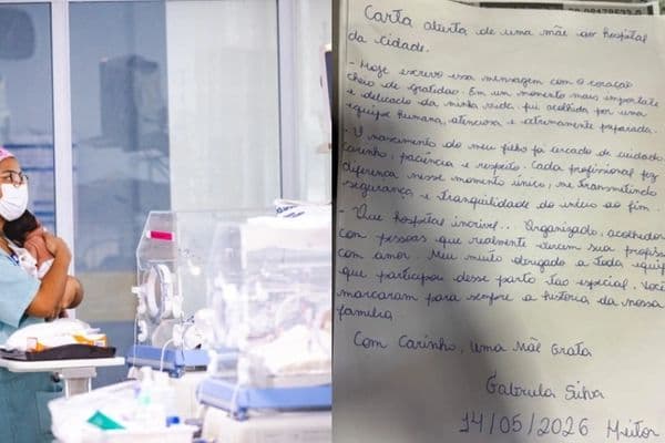 Maternidade do Hospital da Cidade em Maceió, com profissionais de saúde atendendo gestante