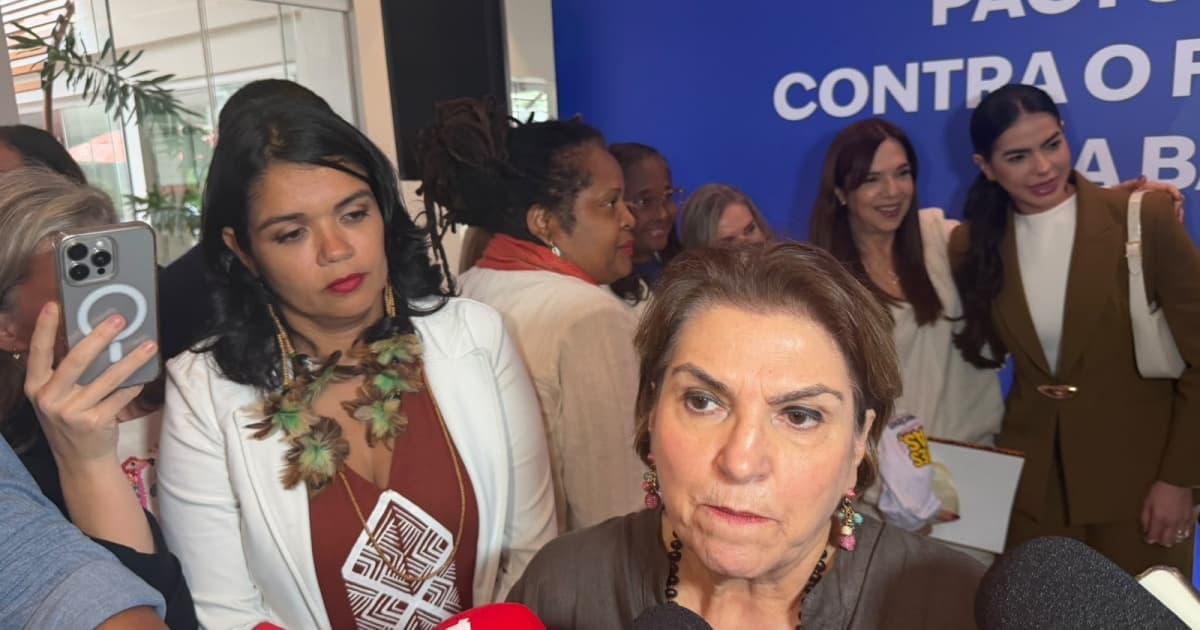 Ministra Márcia Lopes em cerimônia do Pacto Brasil Contra o Feminicídio em Salvador