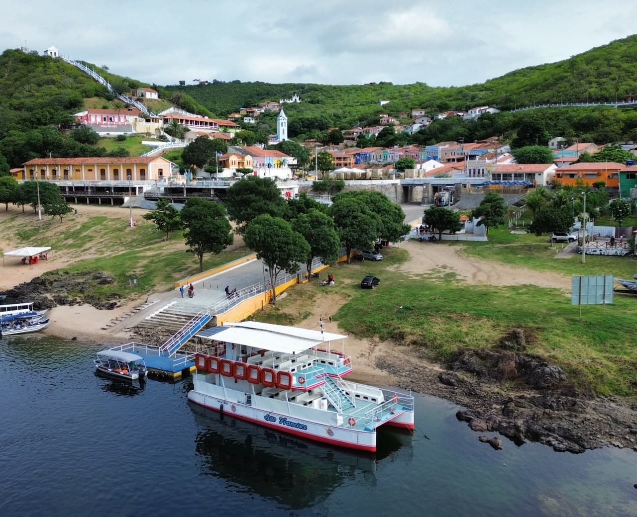 Vista dos cânions do Rio São Francisco em Piranhas, Alagoas