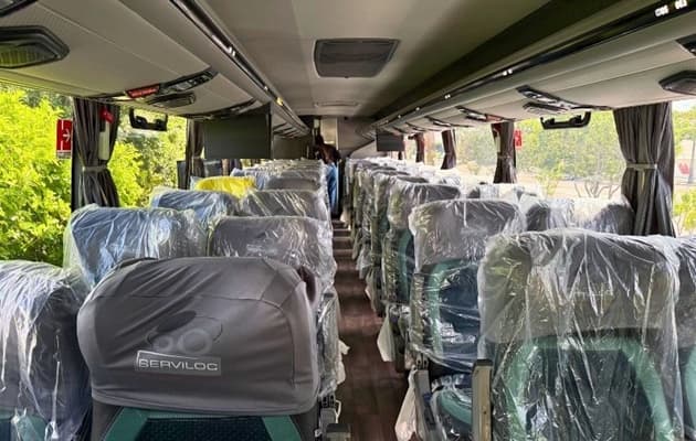 Ônibus zero quilômetro destinado ao transporte de pacientes do TFD
