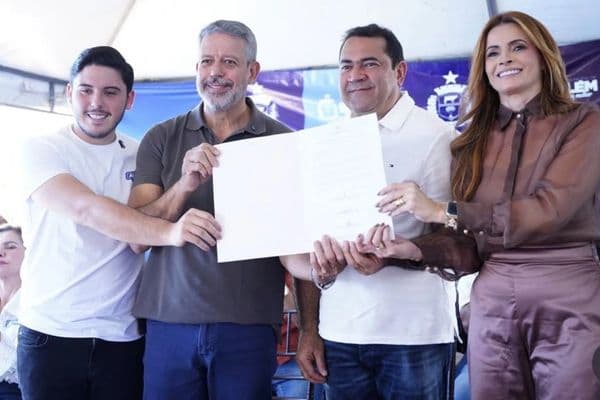 Inauguração de obras de pavimentação nos povoados Geraldo I e Geraldo II em Belém (AL)