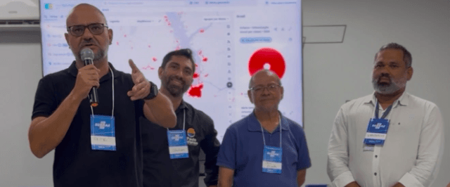 Apresentação sobre inovação no agronegócio durante Meetup Summit do Sebrae em Paulo Afonso