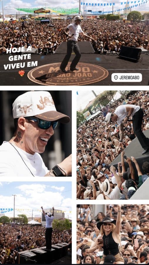 Multidão na Alvorada de Jeremoabo durante os festejos juninos de 2026