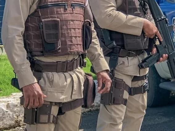Viatura da Polícia Militar da Bahia em ocorrência policial