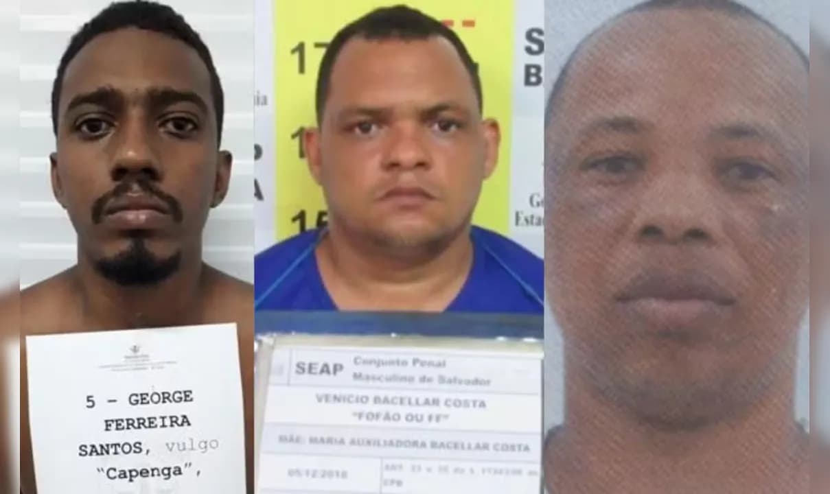 Jorge Ferreira Santos, Venício Bacelar Costa e Antônio Dias de Jesus estão presos.