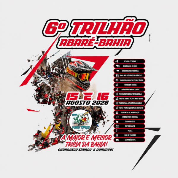 Motociclistas em trilha off-road no Sertão da Bahia