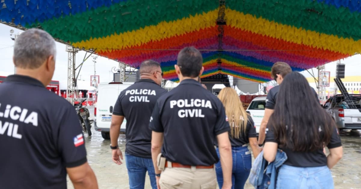 Viatura da Polícia Civil da Bahia em operação durante festejos juninos