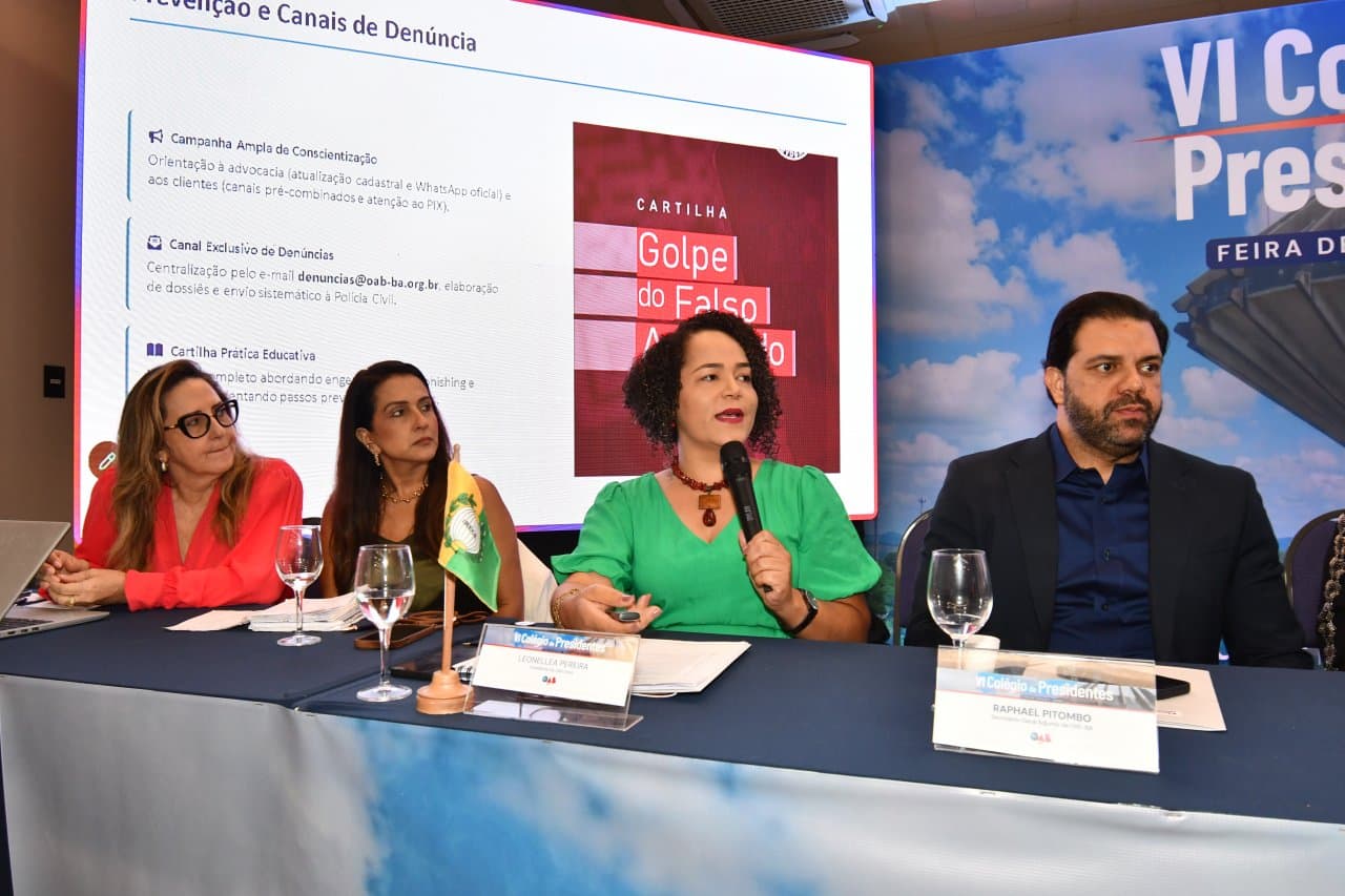 Representantes da OAB-BA durante o VI Colégio de Presidentes de Subsecções em Feira de Santana