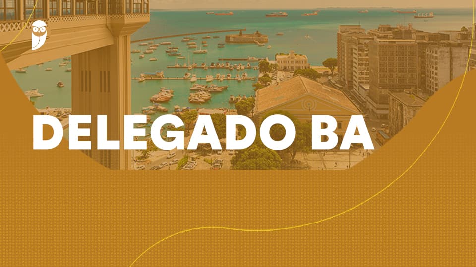 Viatura da Polícia Civil da Bahia em frente a uma delegacia