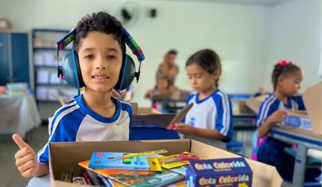 Sala de aula em escola municipal de Paulo Afonso