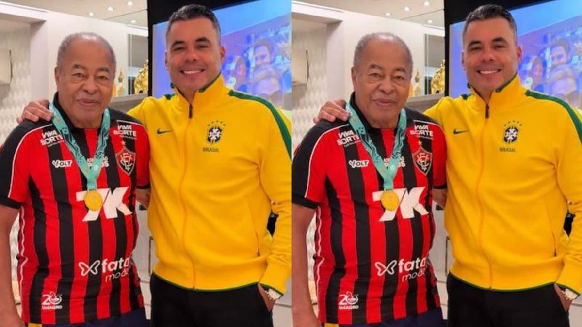 Jair Ventura, técnico do Vitória, em entrevista sobre seu pai Jairzinho