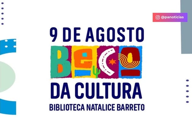 Público reunido no Beco da Cultura em Paulo Afonso, ao lado da Biblioteca Municipal Natalice Barreto