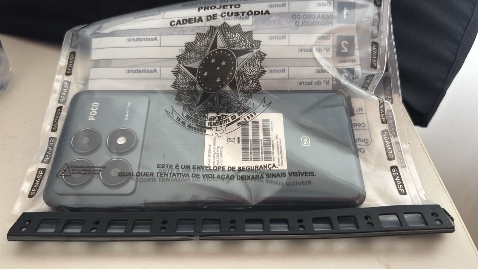 Delegacia da Polícia Civil da Bahia durante ação da Operação Mobile 360º