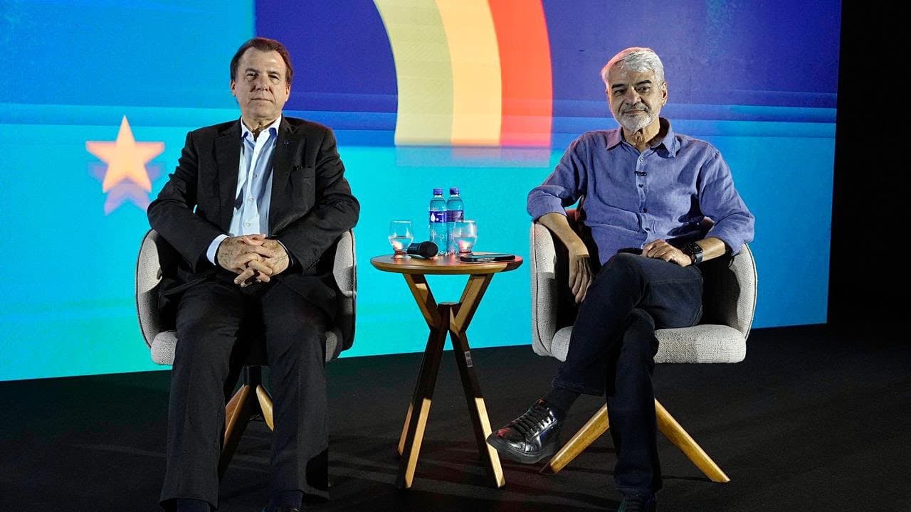 Senador Humberto Costa e ministro Luiz Marinho na inauguração da AeC em Caruaru