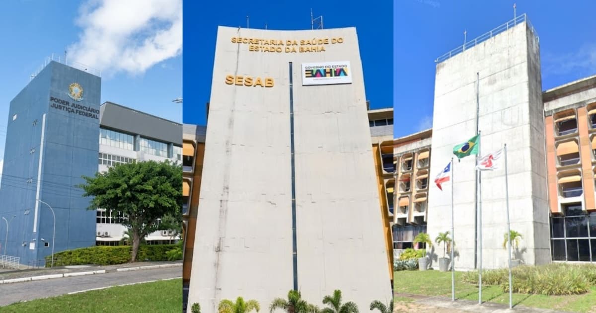 Vista aérea do Centro Administrativo da Bahia (CAB) em Salvador
