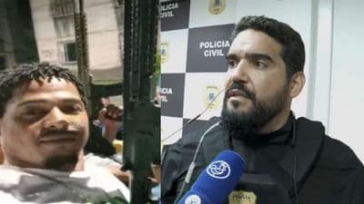 Viatura da Polícia Civil da Bahia durante operação policial