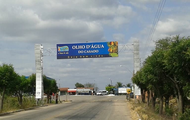 Vista da Lagoa Minador em Olho d'Água do Casado, Alagoas