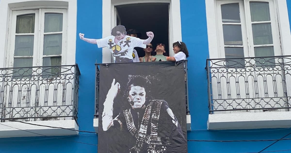 Varanda do Michael Jackson no Pelourinho, Salvador, Bahia