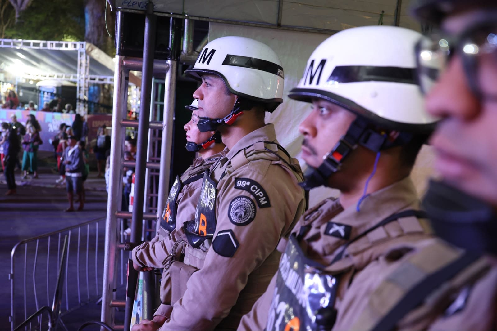 Câmeras de reconhecimento facial da SSP-BA instaladas em evento popular na Bahia