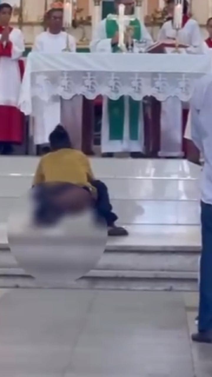 Fachada da Igreja Matriz de São João Batista em Jeremoabo, Bahia