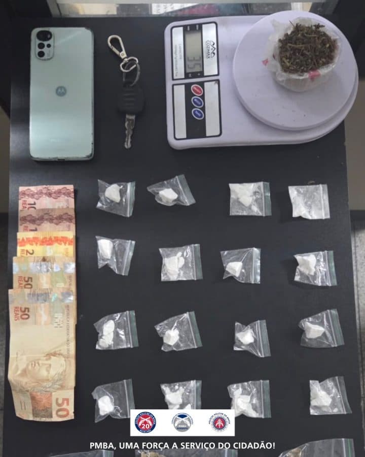 Viatura do Motopatrulhamento da Polícia Militar durante ação em Paulo Afonso