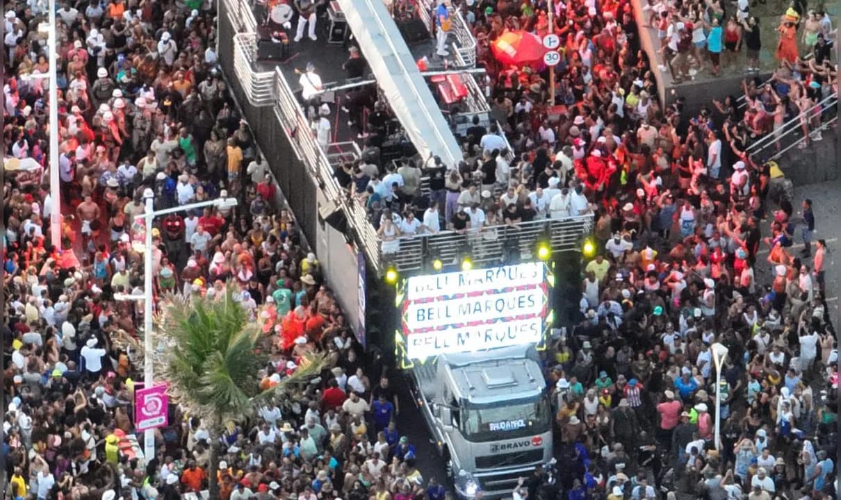 Criminosos foram capturados no bairro da Barra durante um evento com a presença de trios elétricos.