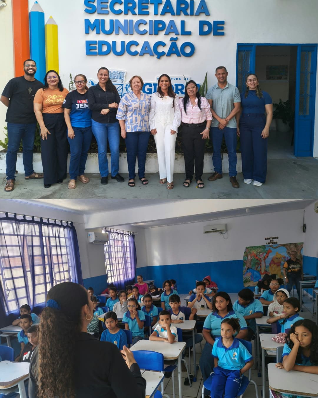 Escolas de Glória recebem palestras sobre reciclagem e educação ambiental