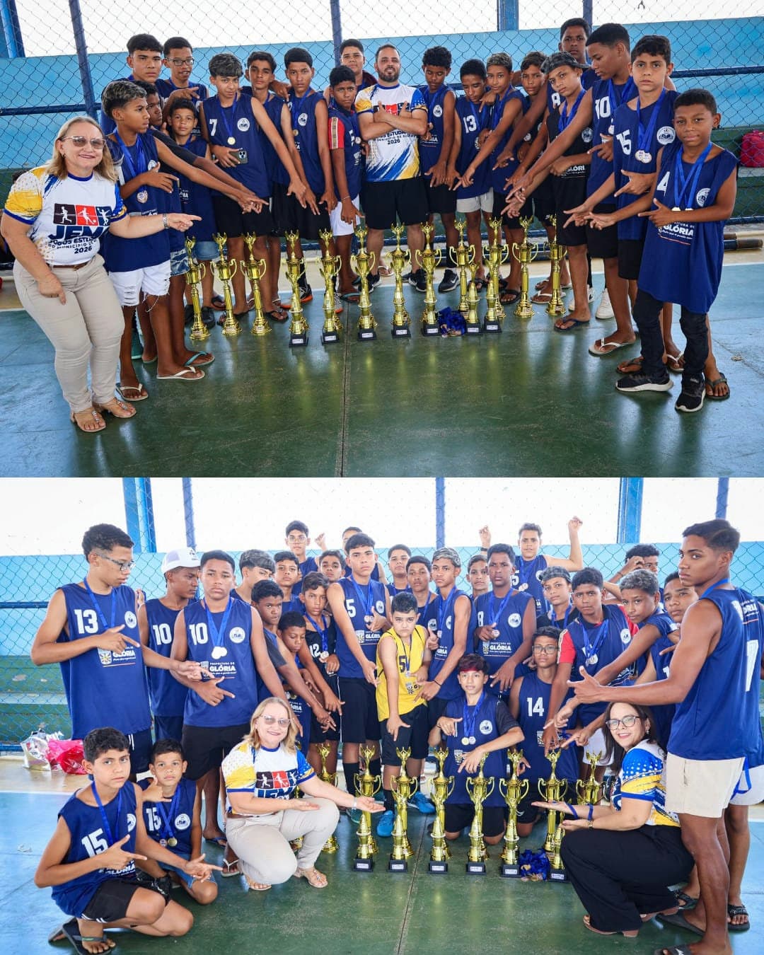 Glória encerra Jogos Estudantis com cerimônia de premiação para alunos da rede municipal