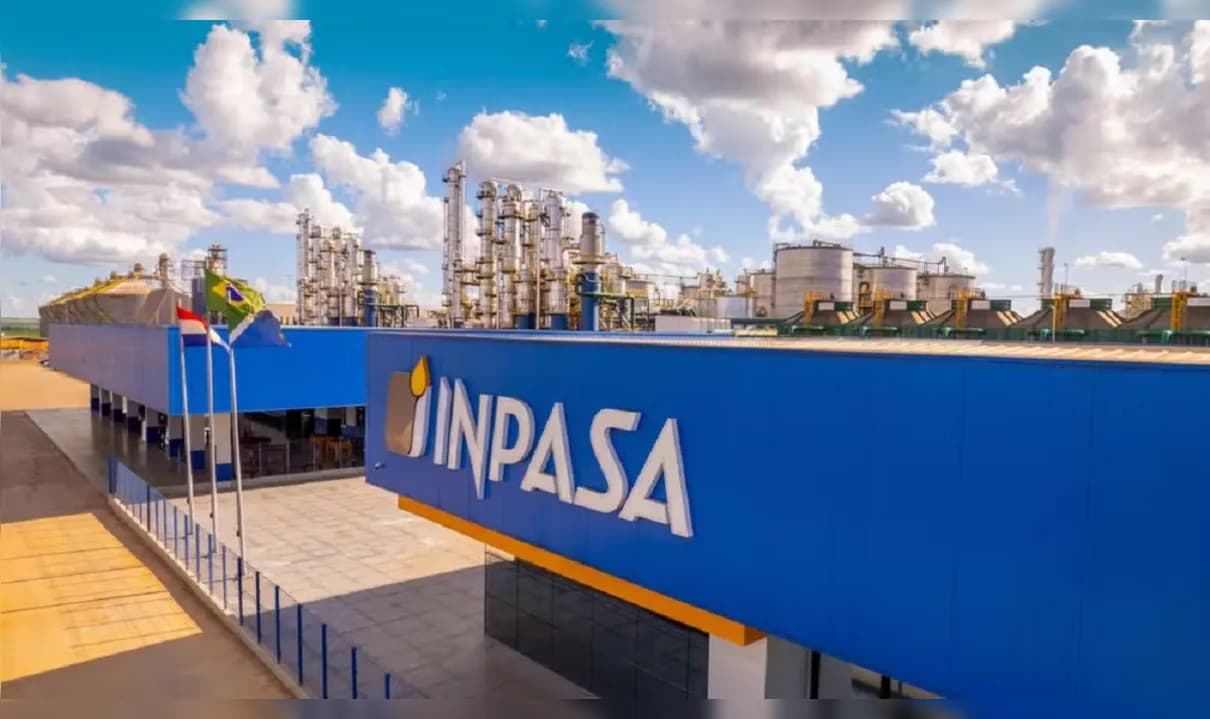 BNDES aprova R$ 950 milhões para Inpasa construir usina de etanol de milho na Bahia.