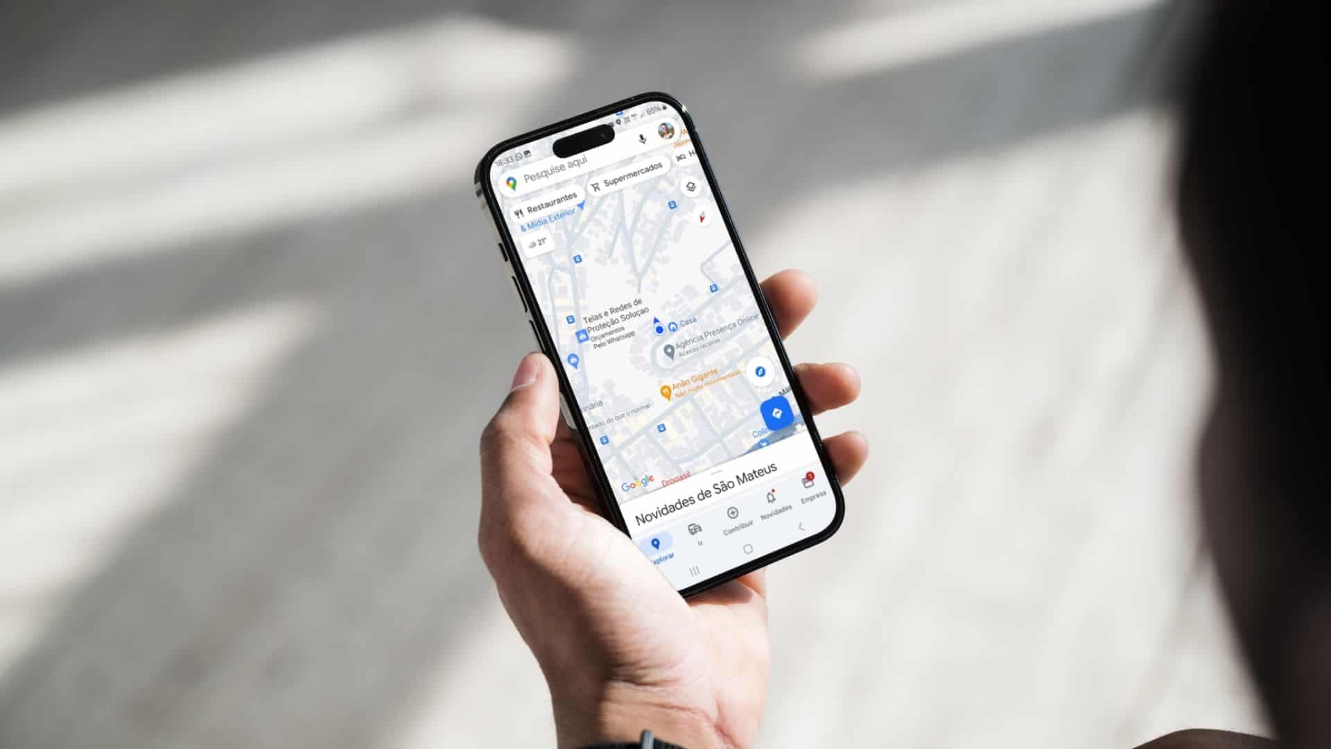 Mesmo com tantas funções interessantes, o Google maps pode apresentar falhas durante sua utilização. (Imagem: Google/ Lucas Gabriel MH)