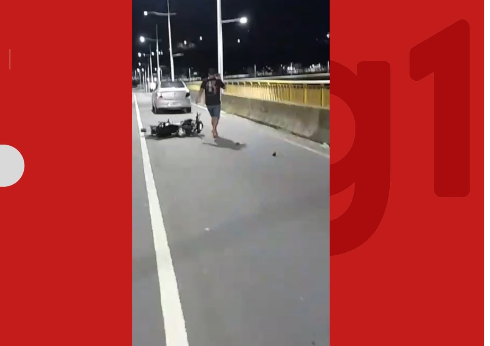Ponte Jorge Amado à noite em Ilhéus, Bahia