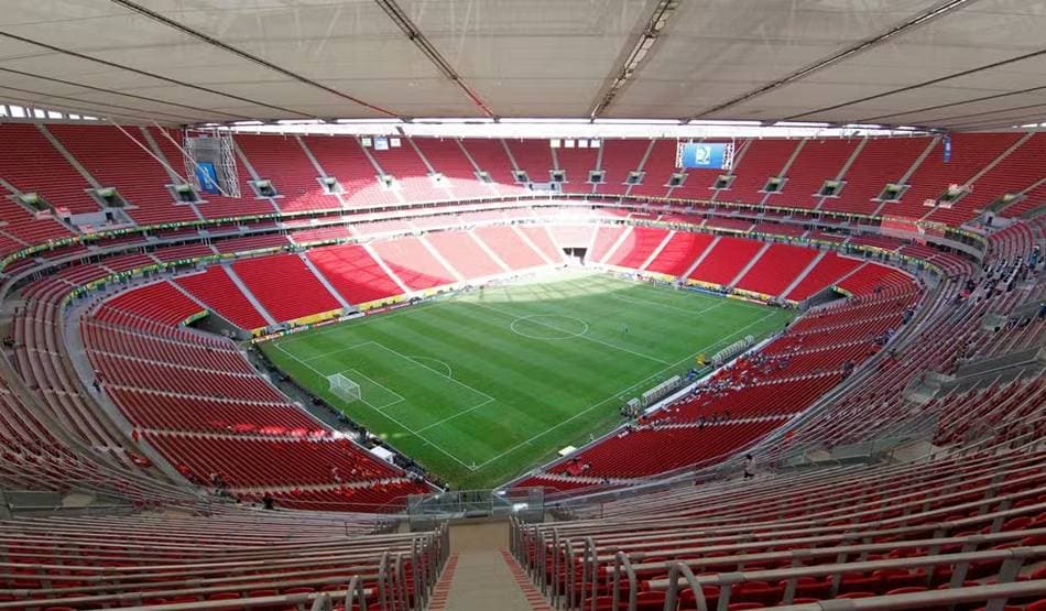 Estádio Mané Garrincha, em Brasília — Foto: Rafael Ribeiro/CBF