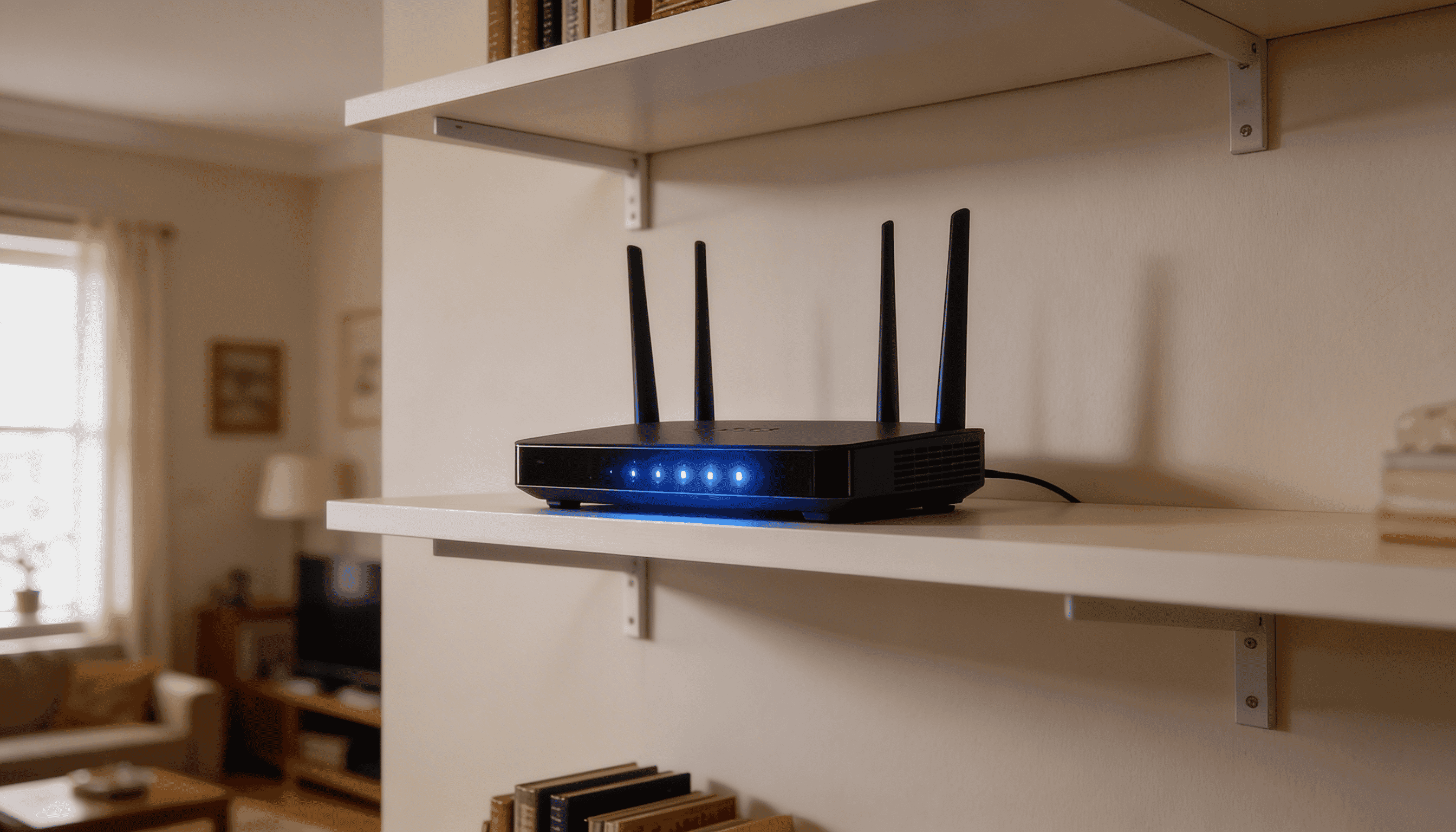 Pequenos ajustes no roteador aumentam a velocidade do Wi-Fi sem trocar o plano-(Imagem gerada por inteligência artificial-ChatGPT/Olhar Digital)