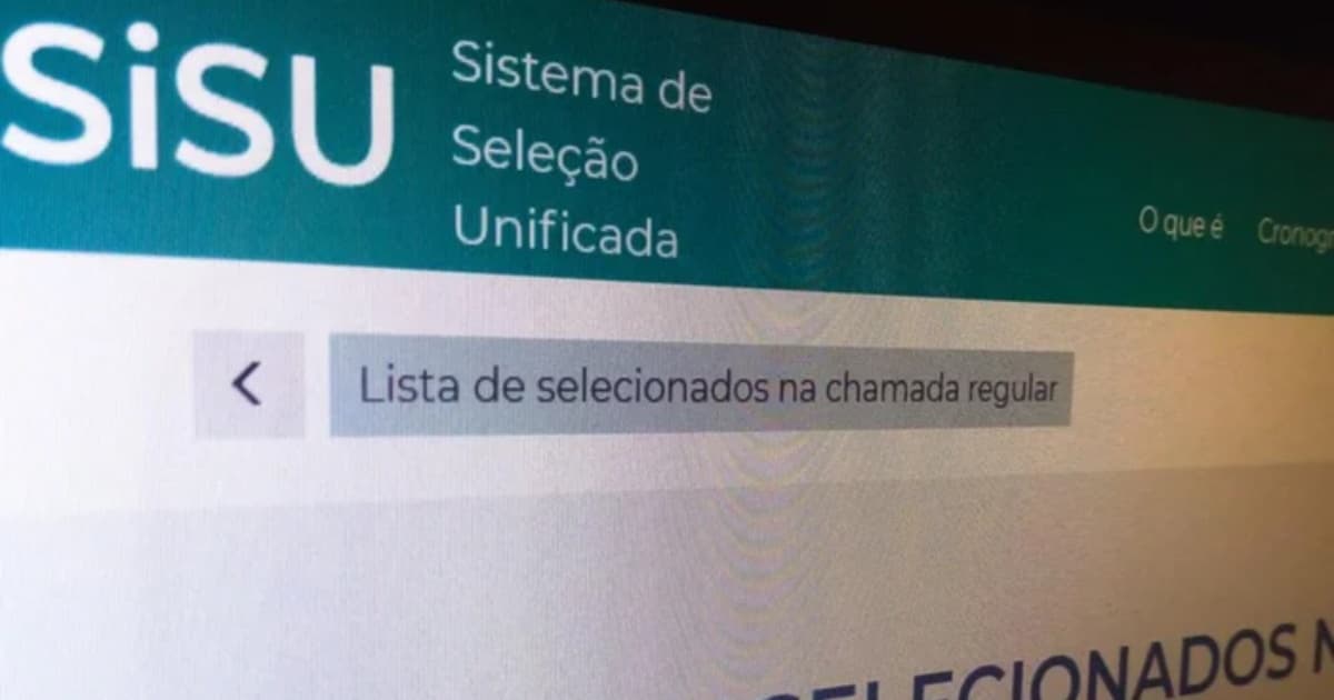 Site do Sisu | Foto ilustrativa: Divulgação / Mec