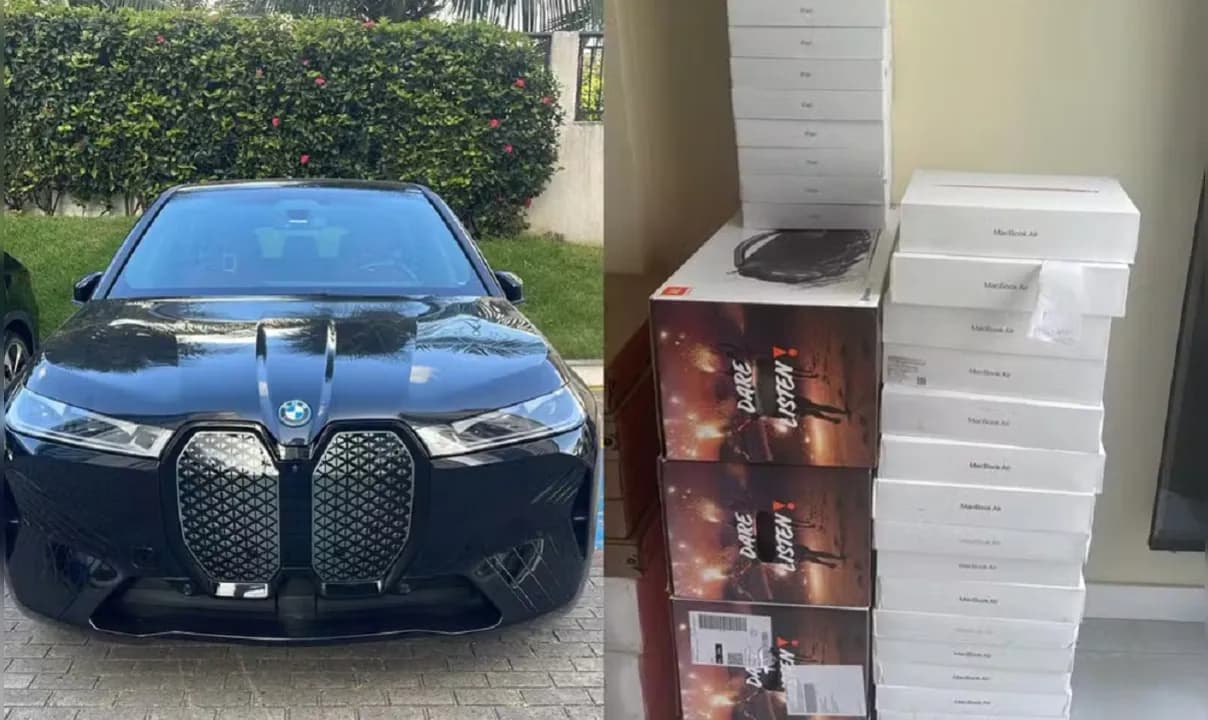 BMW e eletrônicos de última geração foram apreendidos na operação em Salvador.