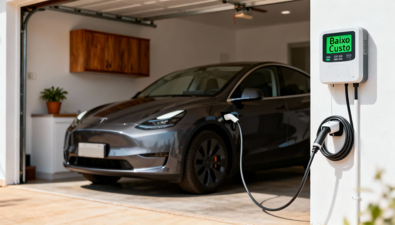 O principal atrativo financeiro de um carro elétrico reside no custo do quilômetro rodado -(Imagem gerada por inteligência artificial-ChatGPT/Olhar Digital)