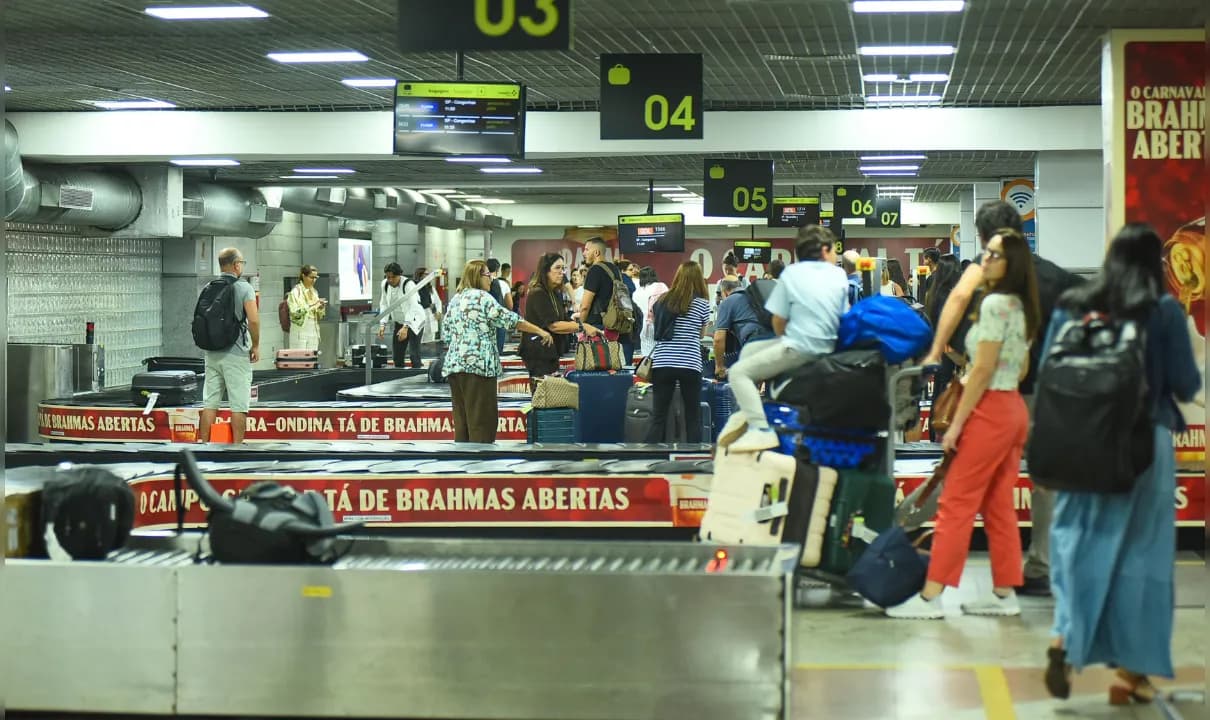 Salvador: movimento no aeroporto cresce quase 20% durante o Carnaval.